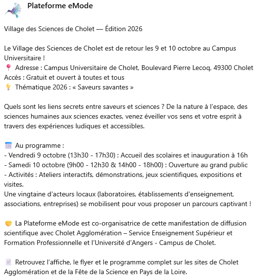 Actualité